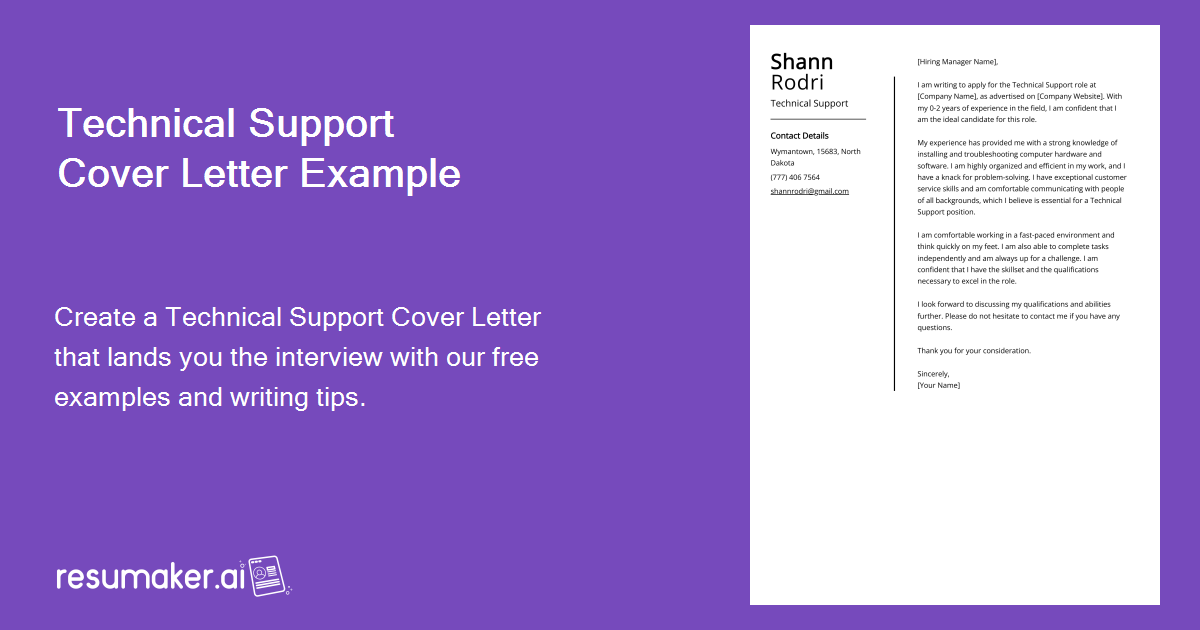 office support cover letter examples