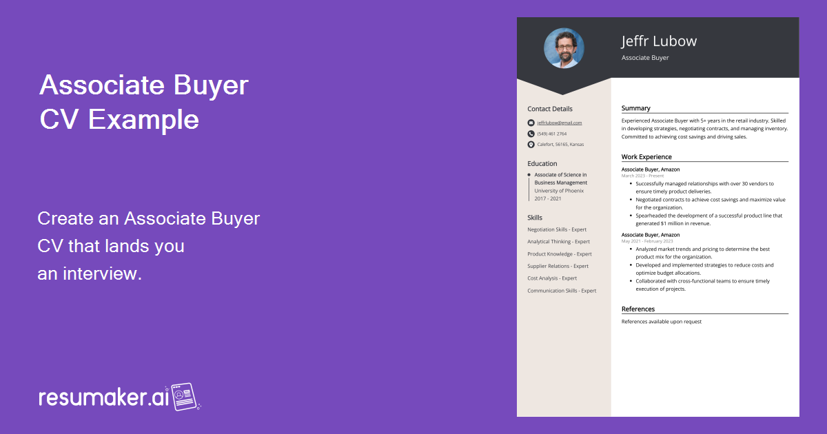 associate-buyer-cv-example-for-2024