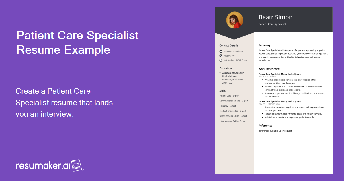 patient-care-associate-cv-examples-template-20-tips